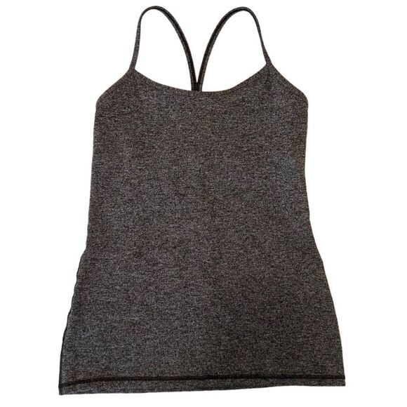 lululemon athletica Tops - NWOT Lululemon Grey Spaghetti Strap Racerback Tank Size 10